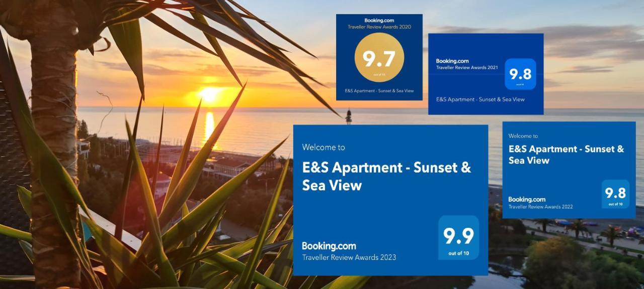 E&S Apartment - Sunset & Sea View バトゥーミ エクステリア 写真